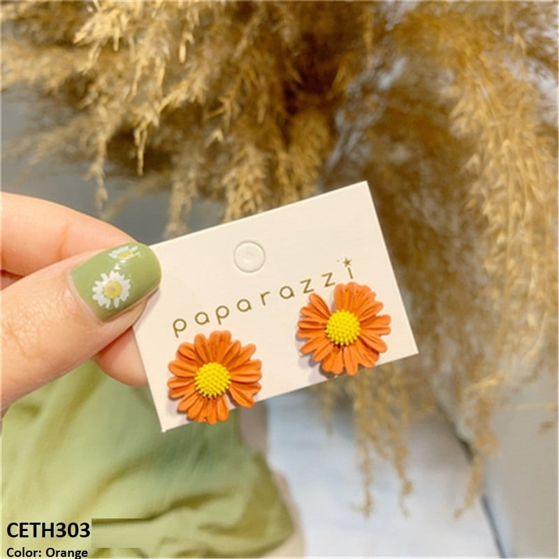 🌸✨ Colorful Flower Stud Earrings – Bloom with Style! ✨🌸