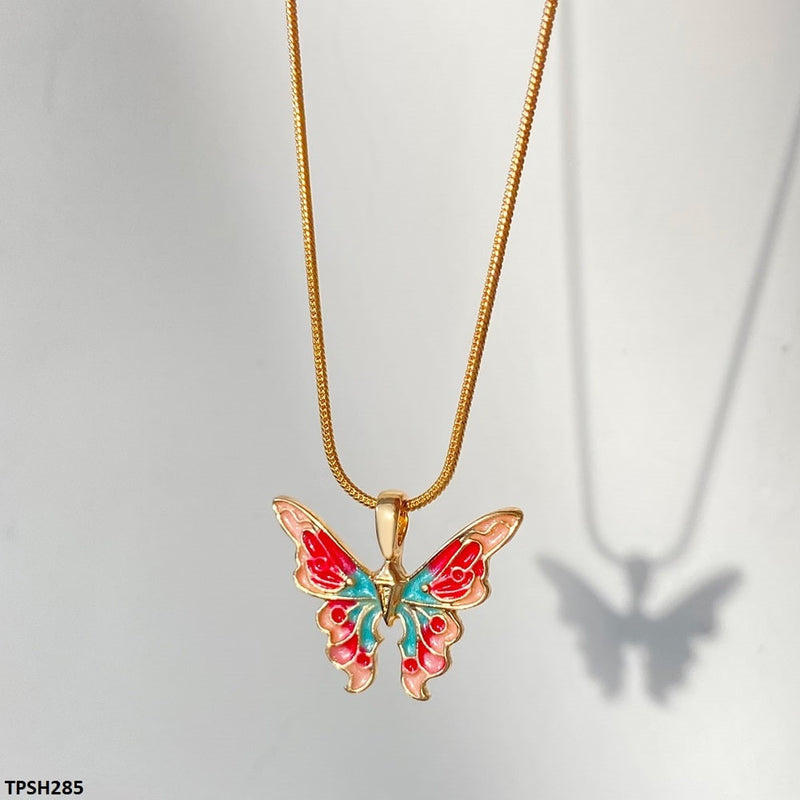 🦋✨ Multi-Painted Butterfly Pendant – A Touch of Magic! ✨🐍